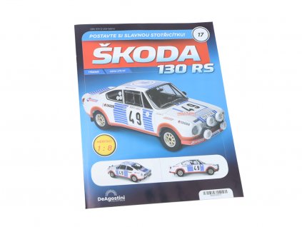 Škoda 130 RS 18 časopis #17 se stavebnicí (1)