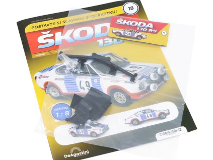 Škoda 130 RS 18 časopis #18 se stavebnicí