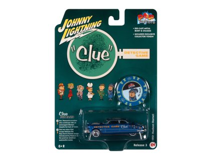Hudson Hornet Clue 1951 s pokerovým žetonem Mrs. Peacock 164 Johnny Lightning (1)