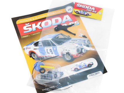 Škoda 130 RS 18 časopis #20 se stavebnicí