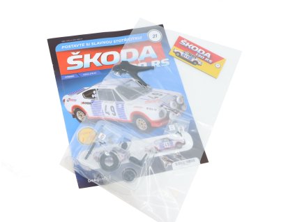 Škoda 130 RS 18 časopis #21 se stavebnicí