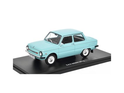 ZAZ 968M 1979 1:24 - Hachette časopis Samochody PRL s modelem #38 BAZAROVÉ ZBOŽÍ  ZAZ 968 M - kovový model auta