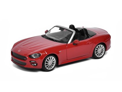 Fiat 124 Spider 2016 1:24 - Bburago BAZAROVÉ ZBOŽÍ  Fiat 124 Spider 2016 - kovový model auta 1/24