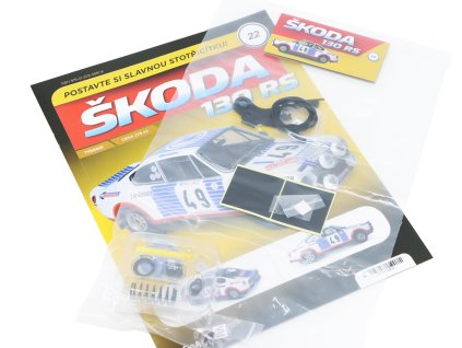 Škoda 130 RS 18 časopis #22 se stavebnicí