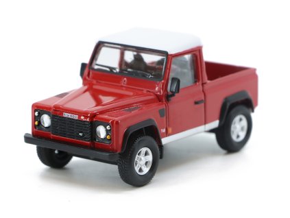 Land Rover Defender 90 Pick up červený 164 MiniGT (2)