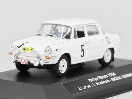Škoda 1000MB Rallye Vltava 1966 #5 J. Bobek L. Hnatevič 143 Model Depo (2)