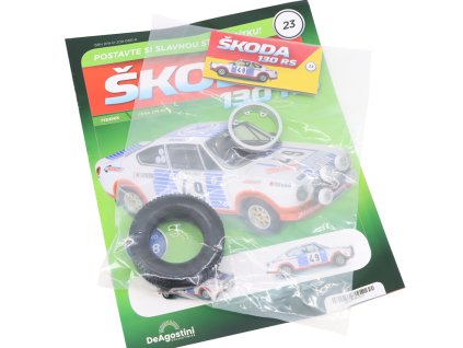 Škoda 130 RS 18 časopis #23 se stavebnicí