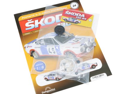 Škoda 130 RS 18 časopis #24 se stavebnicí