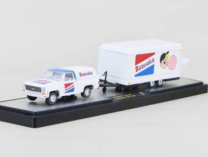 Chevrolet Cheyenne 10 1973 + Chevrolet Bel Air Gasser 1955 Bazooka 164 M2 Machines (2)