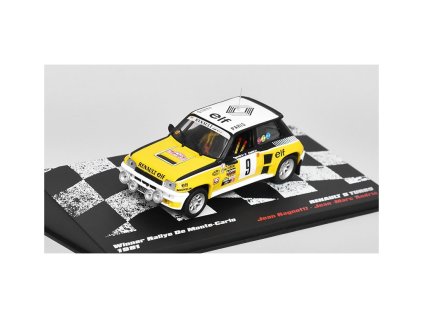 Renault 5 Turbo #9 Ragnotti Andrie Winner Rallye De Monte Carlo 1981 143 Rallye automobily polský časopis s modelem #23 (1)