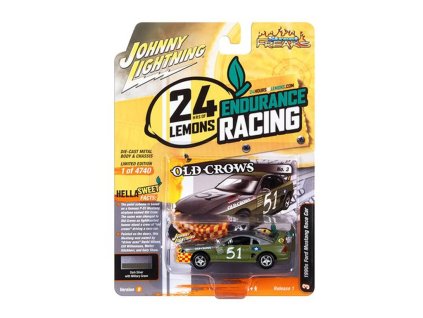 Ford Mustang Race Car #51 1990s zelená 164 Johnny Lightning