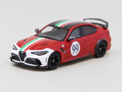 Alfa Romeo Giulia GTAm Rosso GTA #99 Centro Stile Livery 164 BBR Models (2)