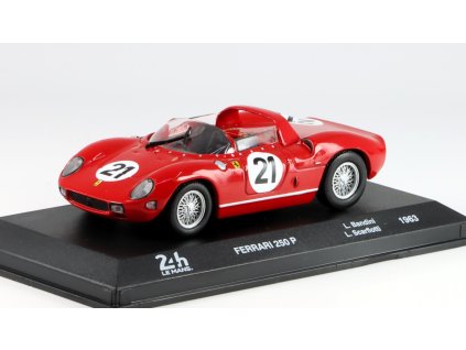 Ferrari 250P #21 1963 L.Scarfiotti/L.Bandini 1:43 - DeAgostini časopis s modelem  Ferrari 250 P #21 1963 - kovový model