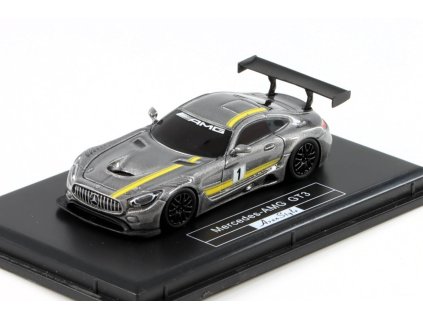 Mercedes-Benz AMG GT3 #1 2017 stříbrná 1:87 - Frontiart  Mercedes-Benz AMG - kovový model