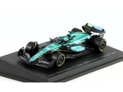 Aston Martin Aromco #18 F1 AMR24 Saudi Arabian GP 2024 1:64 - Spark Model  Aston Martin - kovový model
