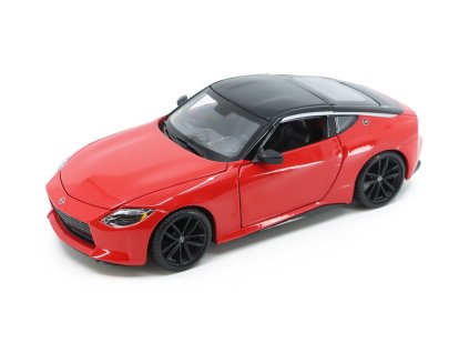 Nissan 400Z červená 2023 1:24 - Maisto  Nissan 400-Z - kovový model auta 1/24