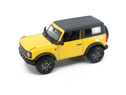 Ford Bronco Badland 2021 žlutá 1:24 - Maisto  Ford Bronco Bad Land - kovový model auta 1/24