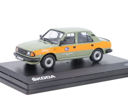Škoda 120L 1984 Spoje 1:43 - Abrex  Škoda 120 L Communication Services - kovový model auta 1/43