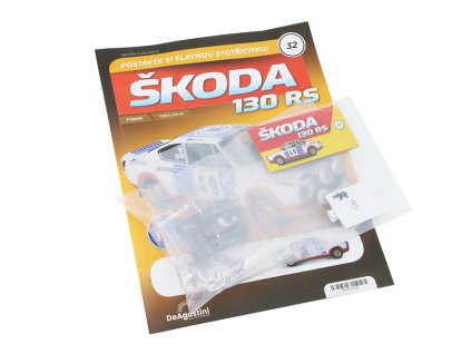 Škoda 130 RS 18 časopis #32 se stavebnicí
