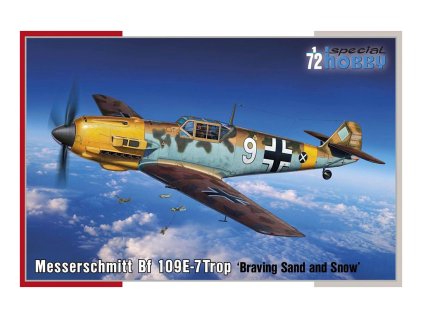 Messerschmitt Bf 109E 7Trop Braving Sand and Snow 172 Special Hobby