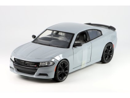 Dodge Charger SXT 2023 šedá 1:24 - MOTORMAX  Dodge Charger - kovový model
