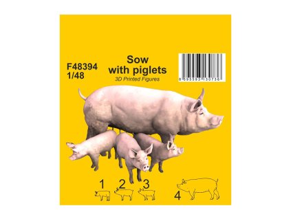 Figurka Sow with piglets 148 Special Hobby