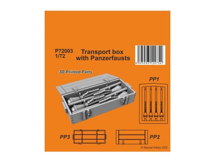 Transport box s Panzerfausts 172 Special Hobby