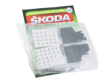 Škoda 130 RS 18 časopis #35 se stavebnicí