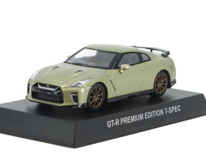 Nissan GT-R (R35) Premium Edition T-Spec 2022 1:64 - Kyosho časopis s modelem  Nissan GT-R (R35) Premium Edition T-Spec - kovový model auta