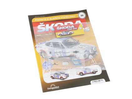 Škoda 130 RS 18 časopis #36 se stavebnicí