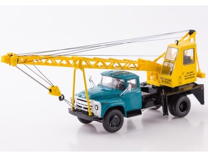 ZIL-130 AK-75V jeřáb 1:43 - SSM  AK-75V (ZIL-130) - kovový model auta