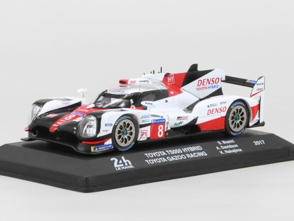 Toyota TS050 Hybrid Gazoo Racing #8 24h Le Mans 2017 143 Edicola časopis s modelem (2)