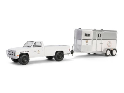 Chevrolet C20 LAPD 1987 s Přívěsem 164 GreenLight (1)