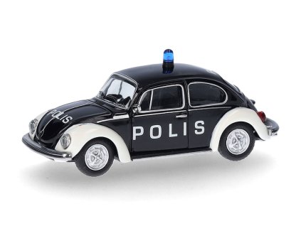 Volkswagen Beetle 1303 Švédská Policie 187 Herpa (1)