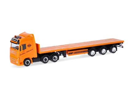 Volvo FH GL 2020 Tele Návěs Spedition Hollenhorst 187 Herpa (1)