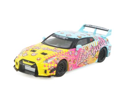 Nissan 35GT-RR Ver.1 1:64 - MiniGT  LBWK Nissan 35 GTRR Version 1 - kovový model auta 1/64