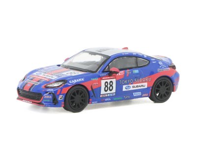 Subaru BRZ #88 Tokyo Subaru Racing 1:64 - POP RACE  Subaru BRZ No.88 - kovový model auta 1/64