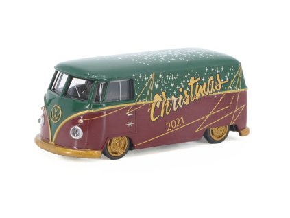 Volkswagen T1 Lowrider Vánoce 2021 1:64 - Schuco  VW T1 Christmas 2021 - kovový model auta 1/64