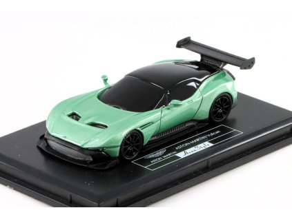Aston Martin Vulcan 2017 zelená metalíza 1:87 - Frontiart  Aston Martin - kovový model