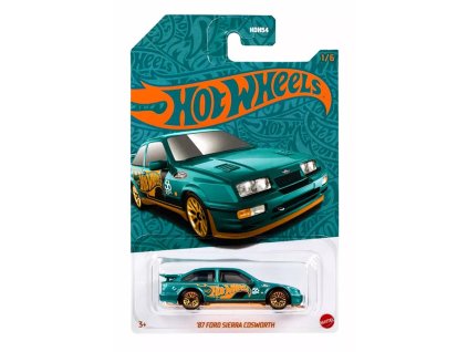 Ford Sierra Cosworth 1987 modrá 164 Hot Wheels