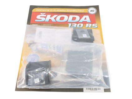 Škoda 130 RS 1:8 - časopis #40 se stavebnicí  Škoda 130 RS 1:8 - časopis #40 se stavebnicí