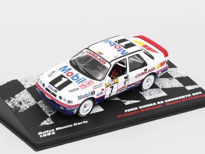 Ford Sierra RS Cosworth 4x4 Rallye Monte Carlo 1992 143 DeAgostini časopis s modelem #50 (2)
