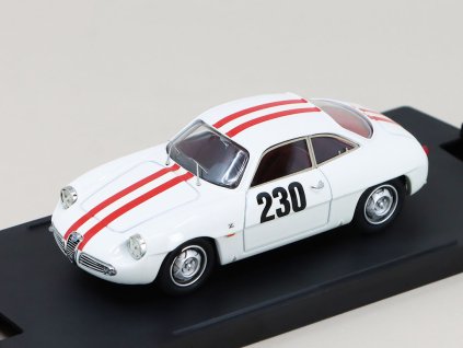 Alfa Romeo Giulieta SZ #230 Friburgo - Schauinsland 1962 1:43 - Bang  Alfa Romeo Giulieta - kovový model auta 1/43