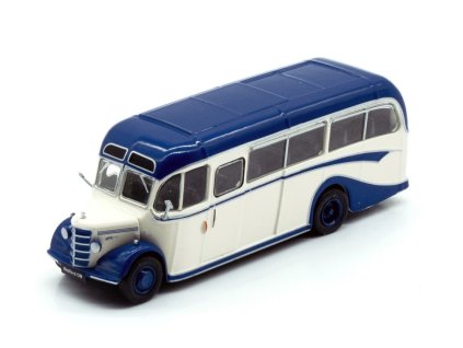 Bedford OB 1:72 - časopis s modelem  Bedford OB 1947-1951 - kovový model  autobusu