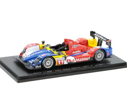 Oreca 01-AIM #11 Team Oreca Matmut - LMP1 5th Le Mans 2009 O.Panis/N.Lapierre/S.Ayari 1:43 - Spark Model  Oreca 01-AIM - sběratelský model