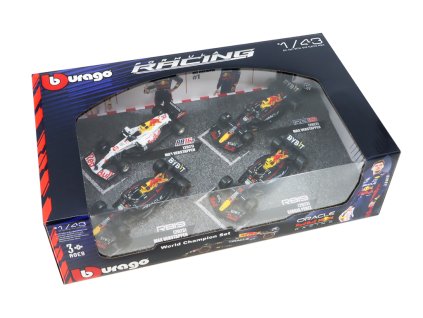 Red Bull Racing World Champion Set 4 ks 143 Bburago (1)