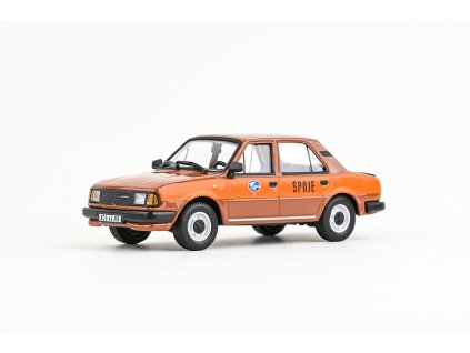 Škoda 120L 1984 Spoje oranžová 1:43 - Abrex  Škoda 120 L 1984 - kovový model auta