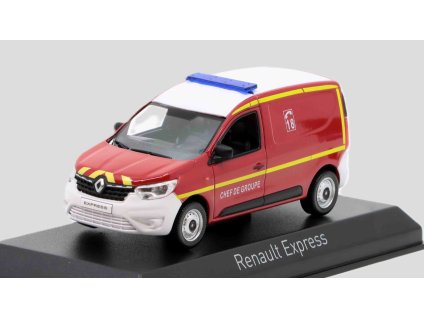 Renault Express 2021 "Pompiers - Chef de Groupe" 1:43 - NOREV  Renault Express 2021 "Pompiers - Chef de Groupe" - kovový model auta