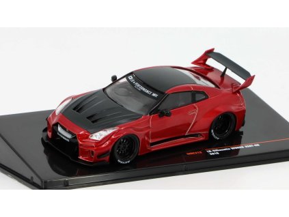 Nissan 35GT-RR LB-Silhouette 1:43 červená - IXO Models  Nissan 35GT RR LB-Silhouette Works  - kovový model auta
