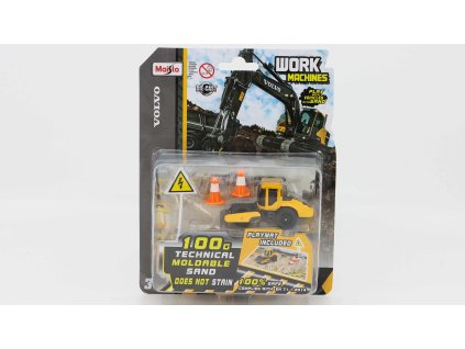Volvo Rullo Vibrante Monotamburo 1:64 - Maisto  Volvo Rullo Vibrante Monotamburo